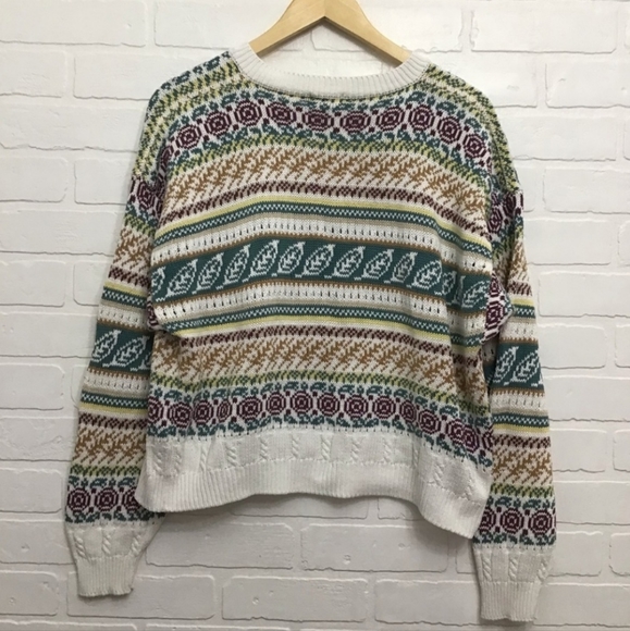 Mexx Vintage 100% cotton knit cardigan sweater white medium button down … - Picture 2 of 7